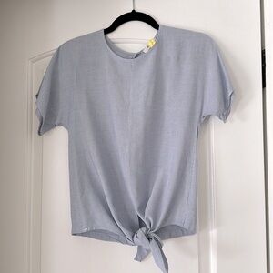 Madewell Xs cotton short sleeve blouse